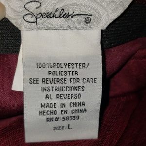 Strapless burgandy dress